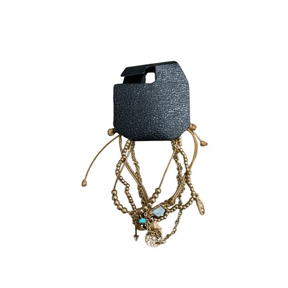 NWT Bangle Gold Mythical Bundle of Charmed Bracelets Western Boho Fairy Jewlery - Picture 4 of 6